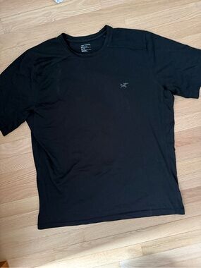 Arc'teryx Black Short-Sleeve Crew Logo Tee